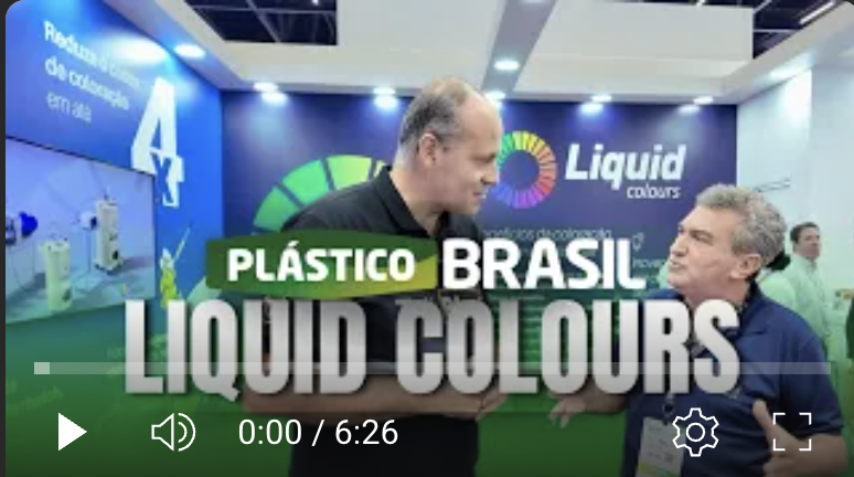 LIQUID COLOURS na Plástico Brasil 2025 - PIGMENTOS LÍQUIDOS E ADITIVOS PARA RESINAS PLÁSTICAS